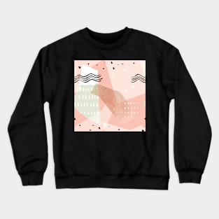 Pink Pastel Pattern Crewneck Sweatshirt